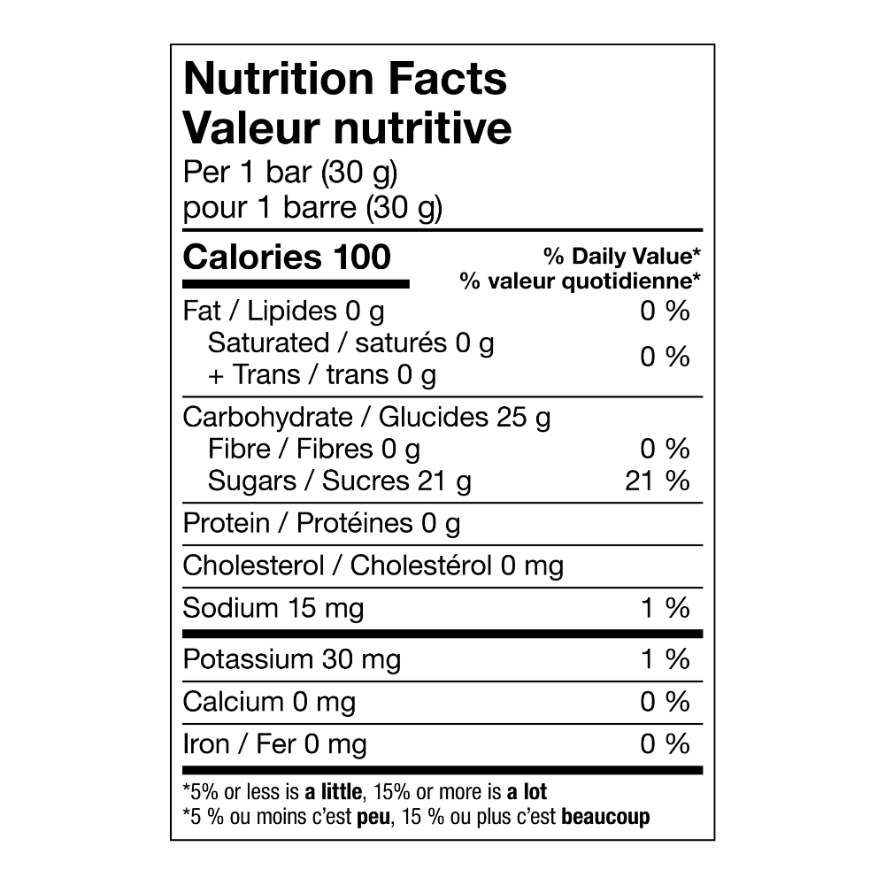 Barre Énergie à la cerise de XACT Nutrition