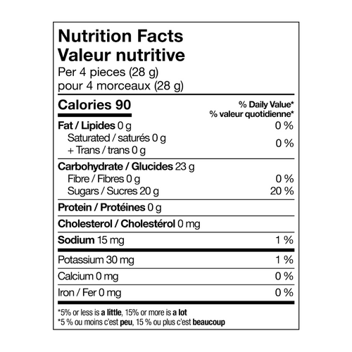 Bouchées Énergie Chews à la fraise de XACT Nutrition