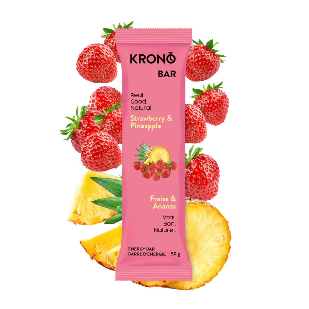 Krono Nutrition Strawberry and Pineapple Energy Bar