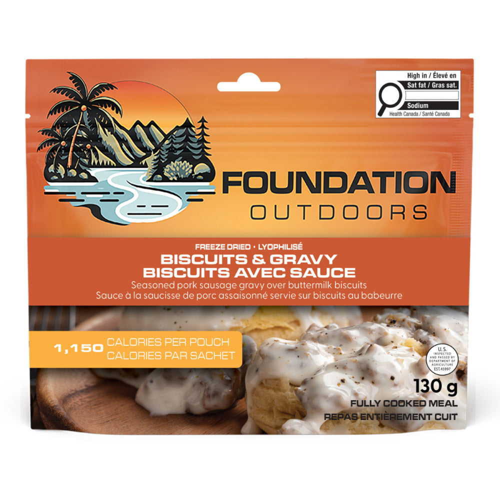 Biscuits feuilletés à la sauce à la saucisse de Foundation Outdoors