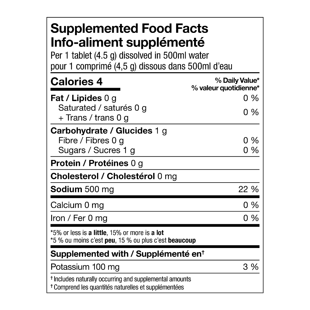 XACT Nutrition Lemon Electrolyte Tablets