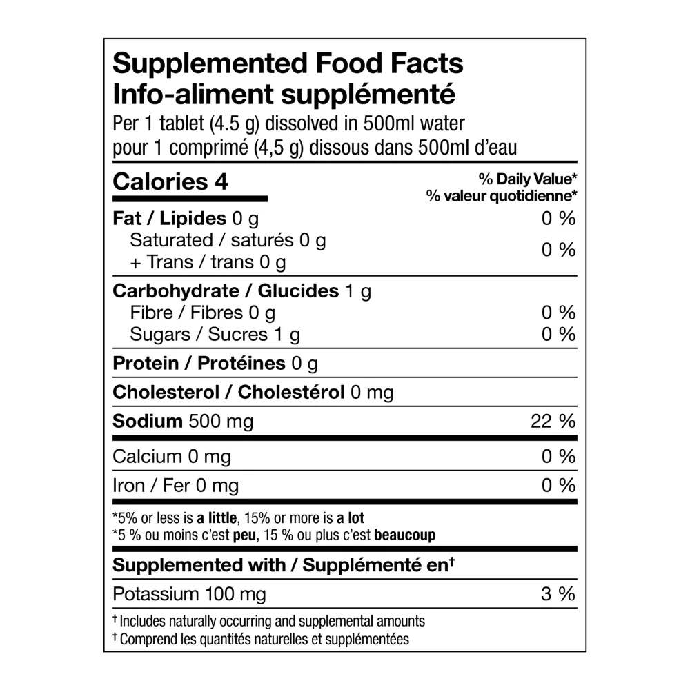 XACT Nutrition Orange Electrolyte Tablets