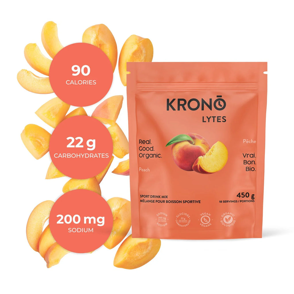 Peach Sports Drink Mix by Krono Nutrition