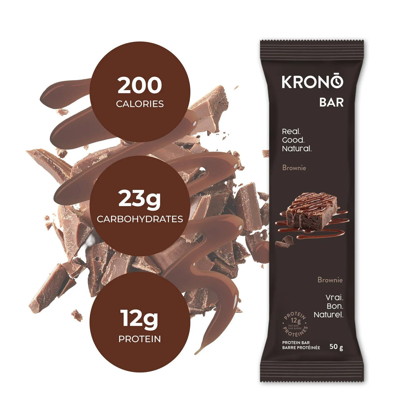 Krono Nutrition Brownie Protein Bar