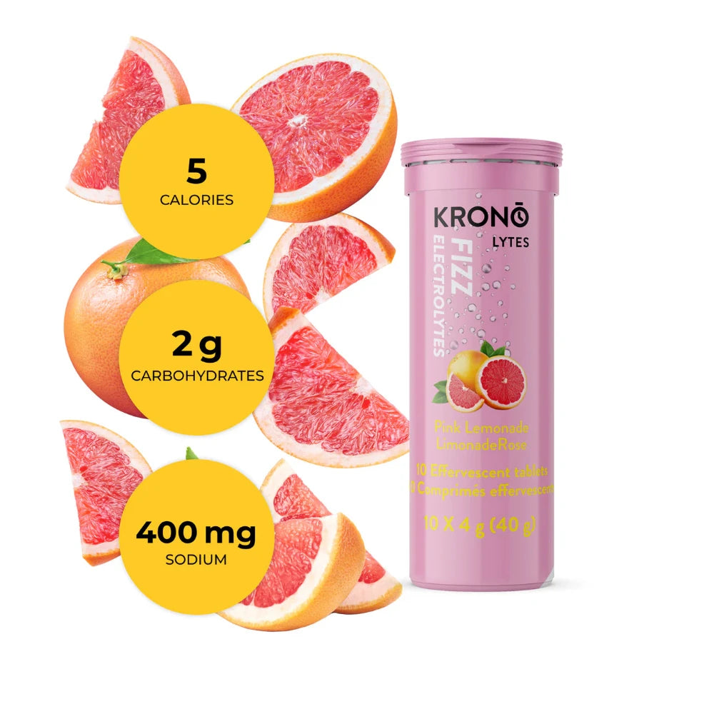 Krono Nutrition Pink Lemonade Effervescent Tablets