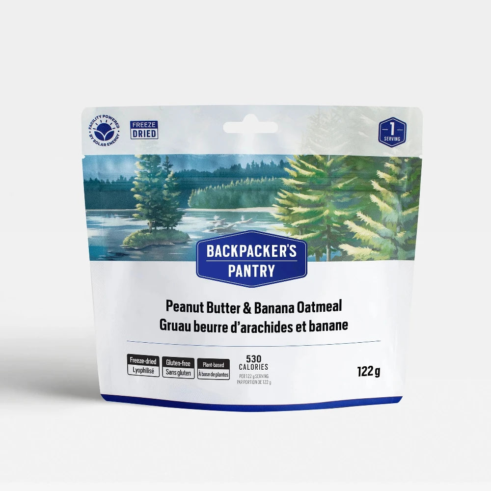 Backpacker's Pantry Peanut Butter and Banana Oatmeal