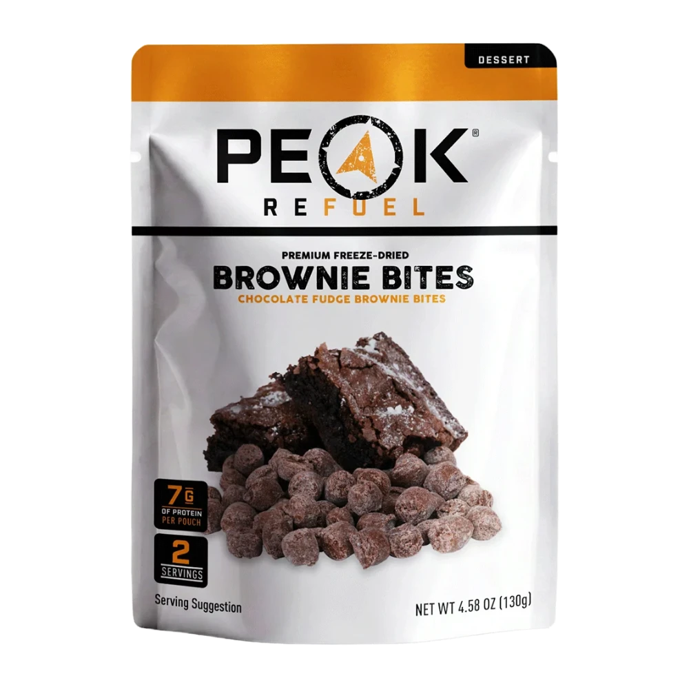 Bouchées de brownie de Peak Refuel