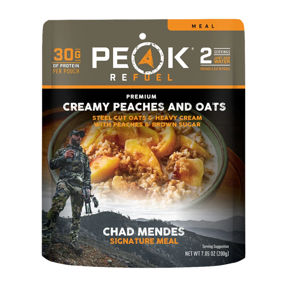 Gruau crémeux aux pêches de Peak Refuel