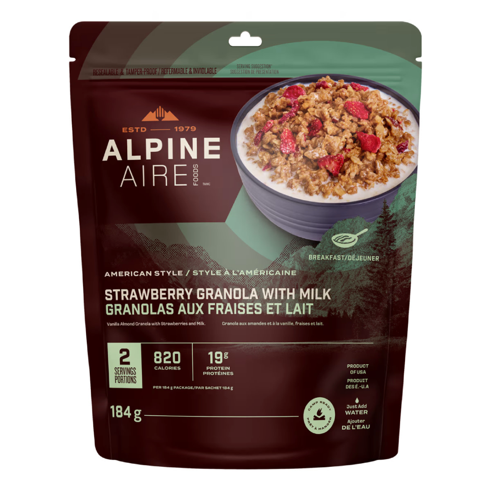Alpine Aire Strawberry Granola with Milk