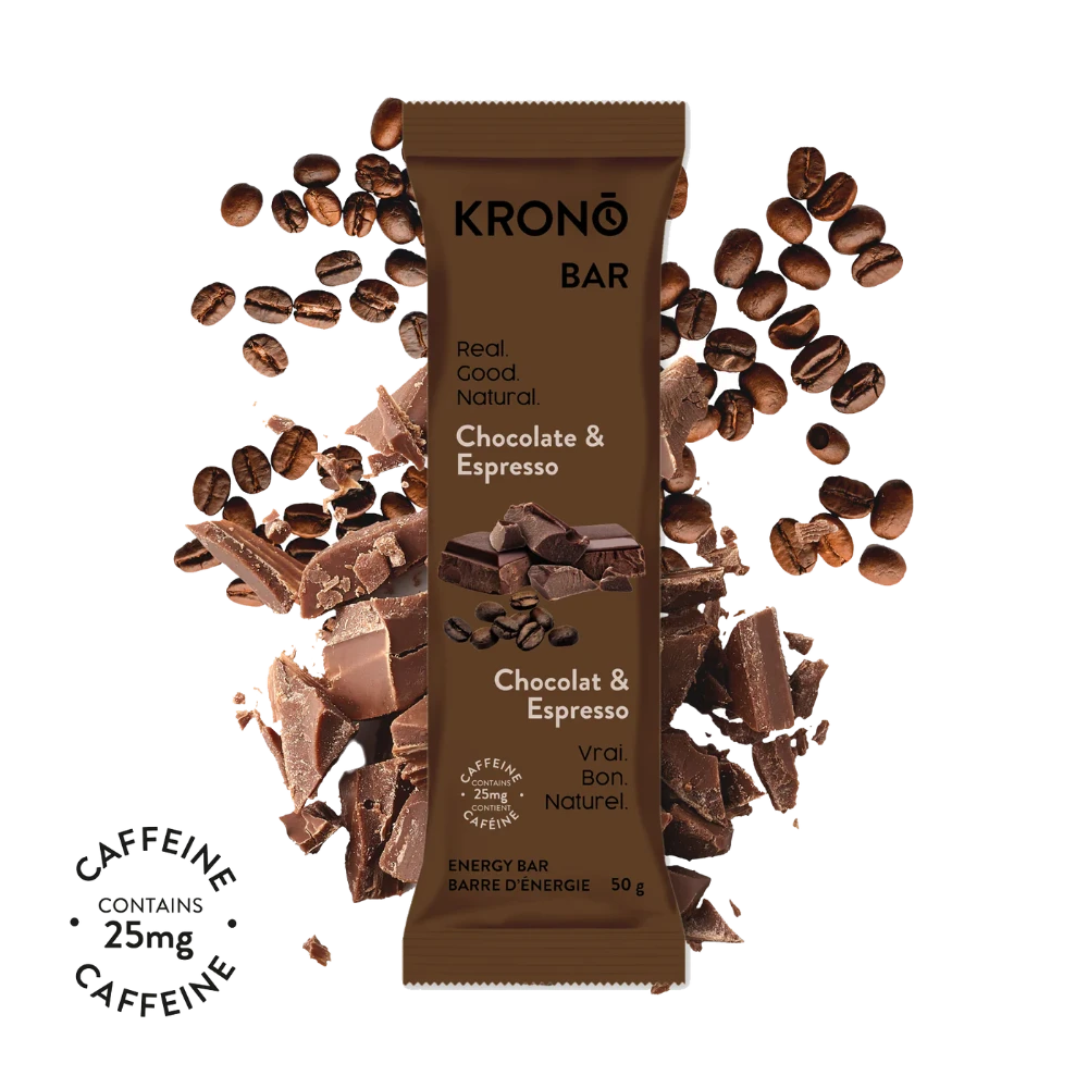 Krono Nutrition Chocolate and Espresso Energy Bar