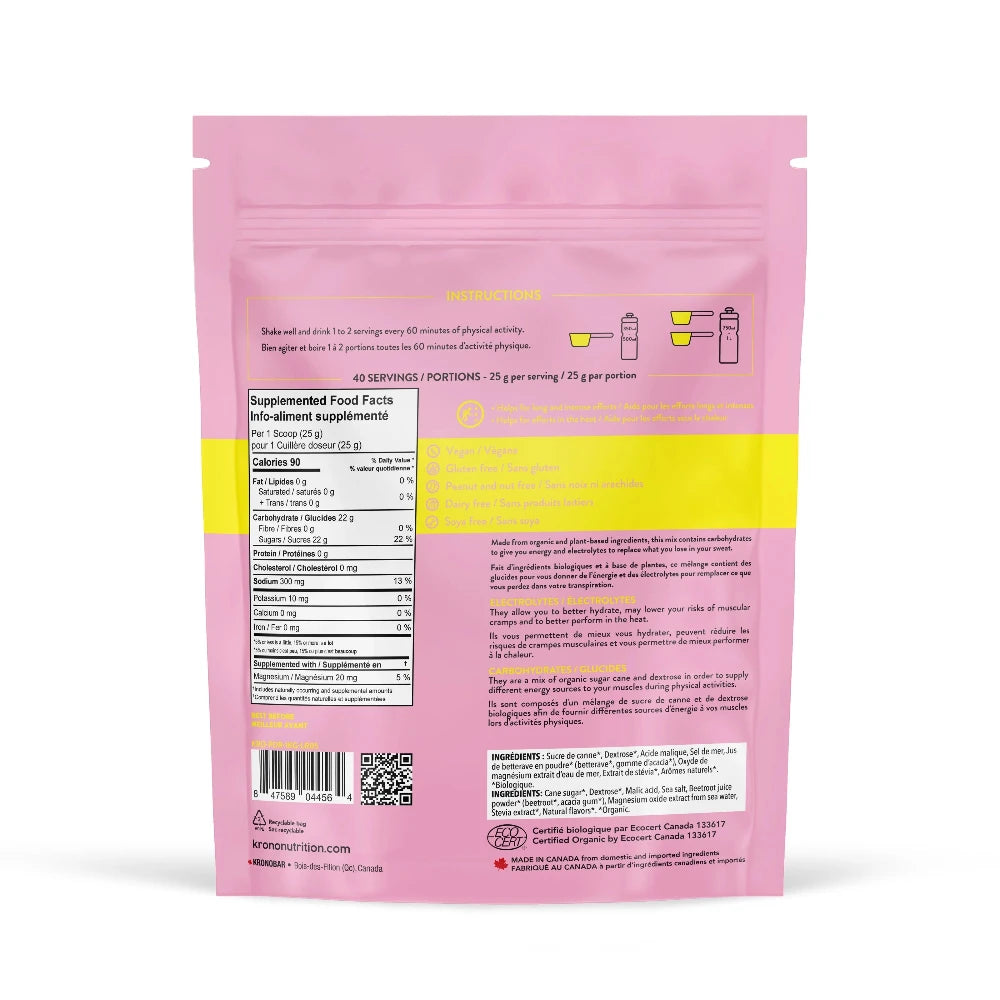 Krono Nutrition Pink Lemonade Sport Drink Mix