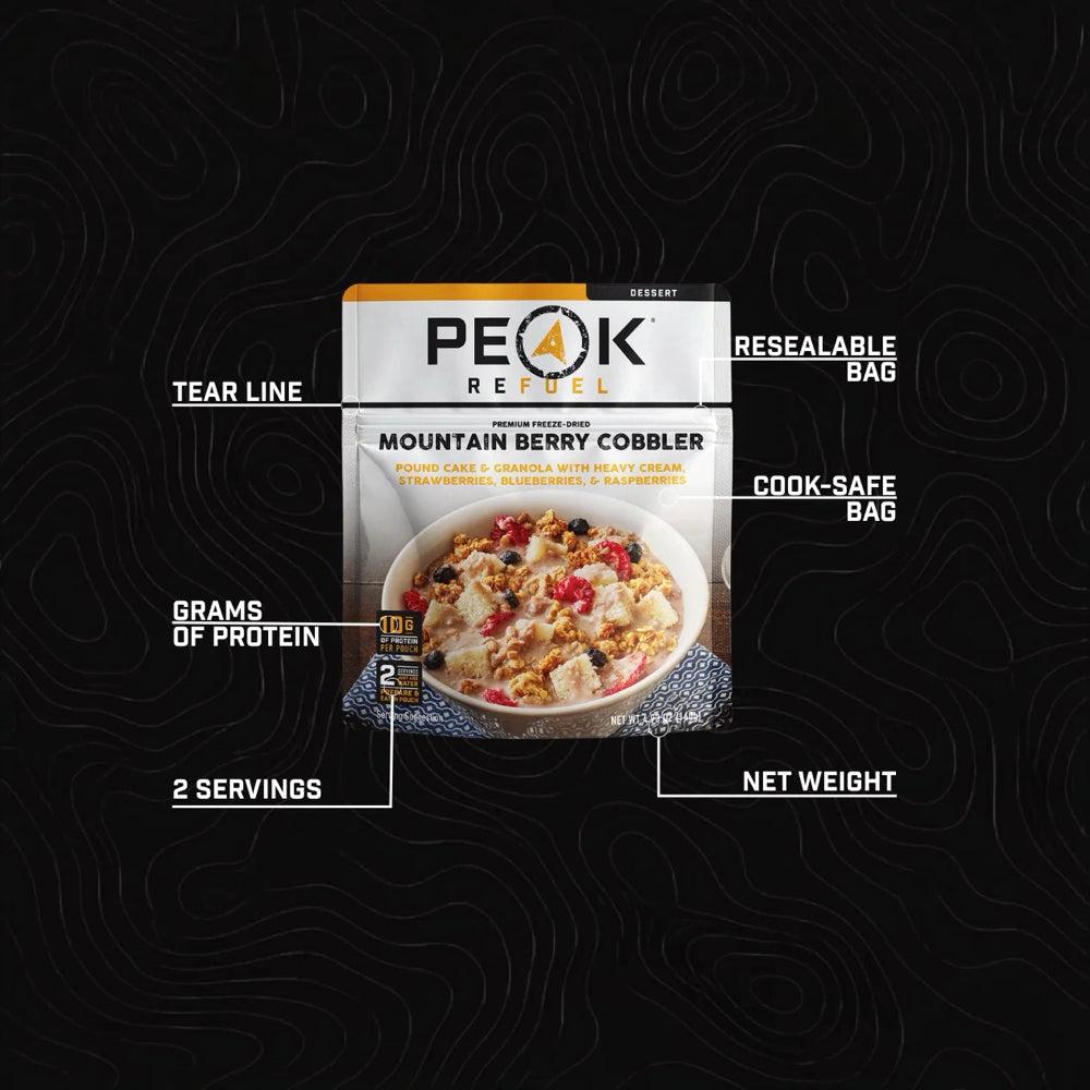 Gâteau aux baies des montagnes de Peak Refuel