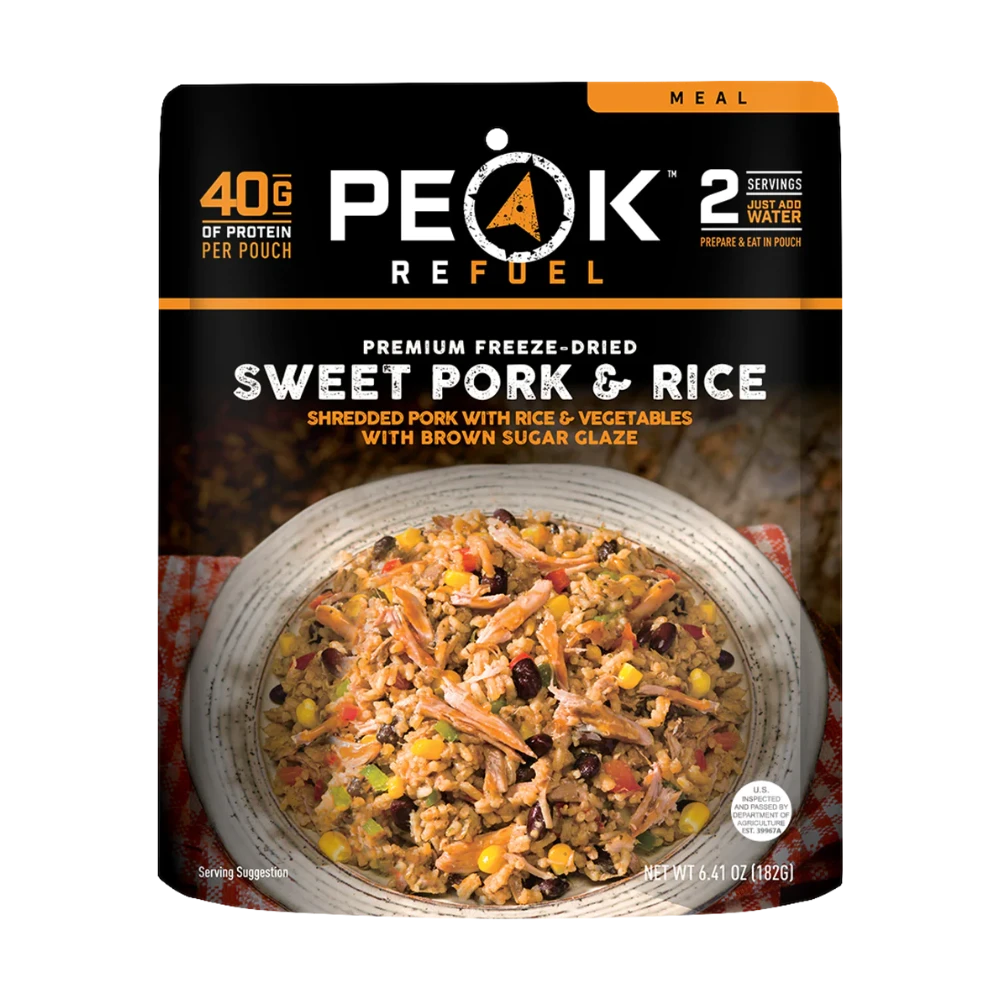 Porc sucré et riz de Peak Refuel