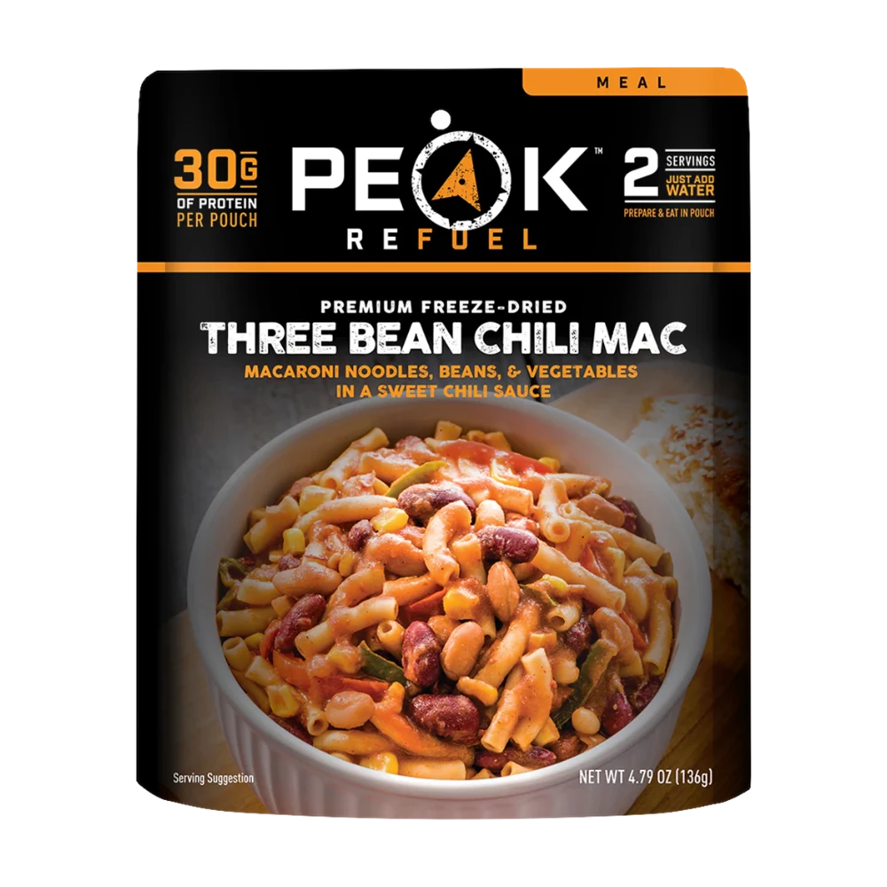 Chili Mac aux trois haricots de Peak Refuel