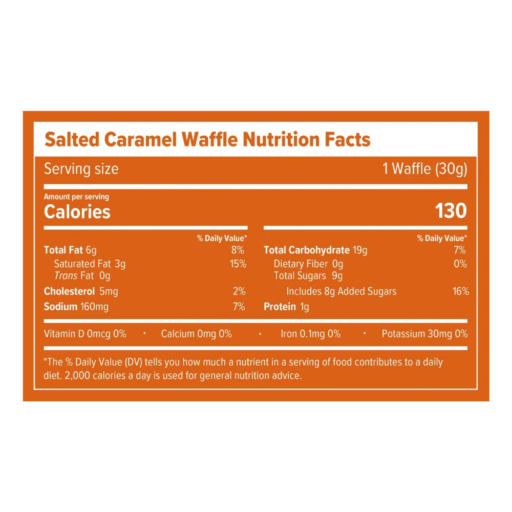 Gaufrette caramel salé sans gluten de Honey Stinger