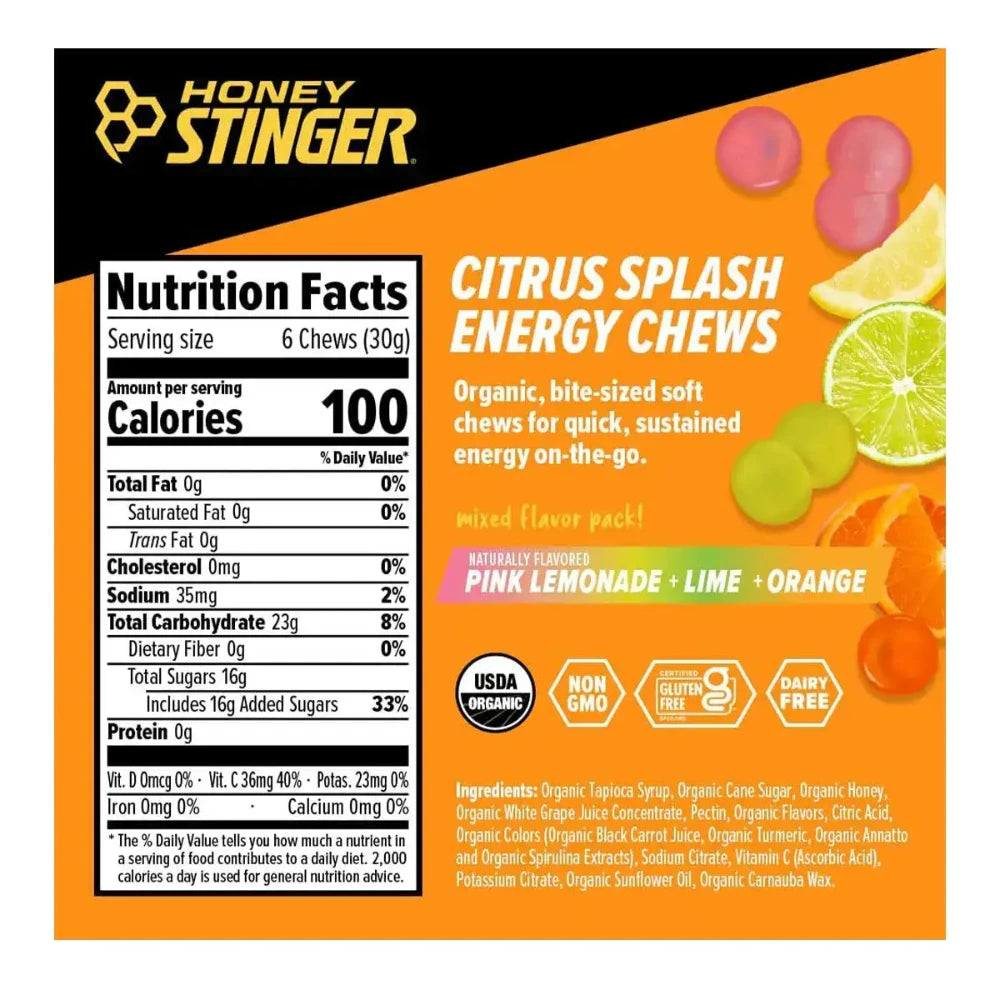 Jujubes Citrus Splash de Honey Stinger