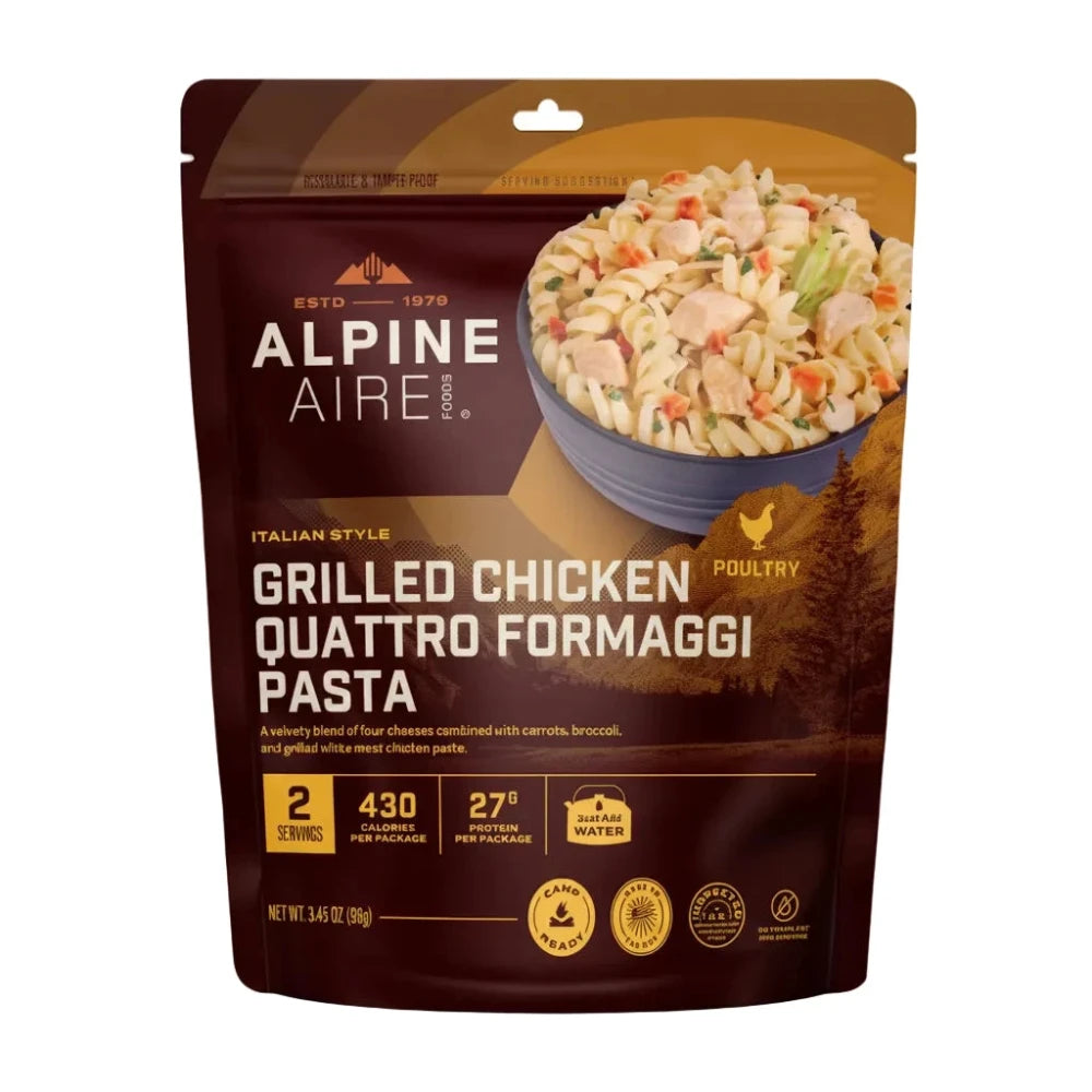 AlpineAire Grilled Chicken Quattro Formaggio Pasta
