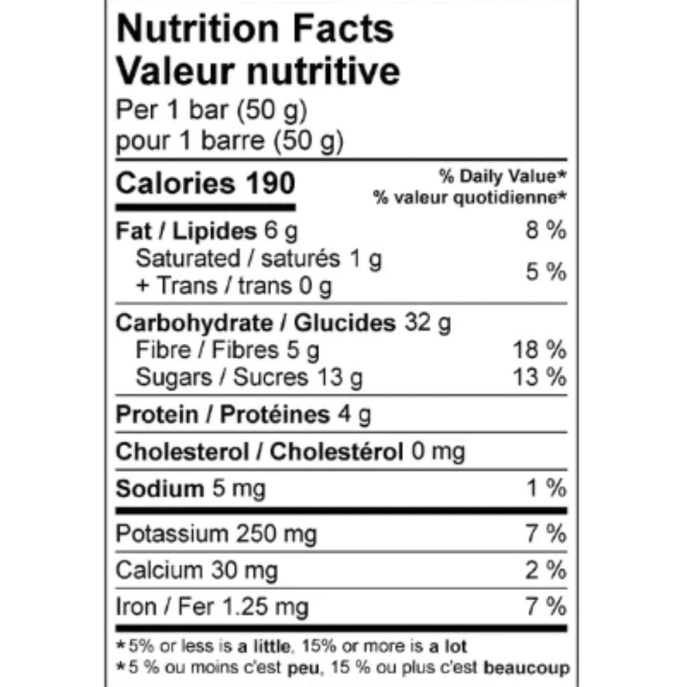 Maple and Apple Energy Bar by Krono Nutrition