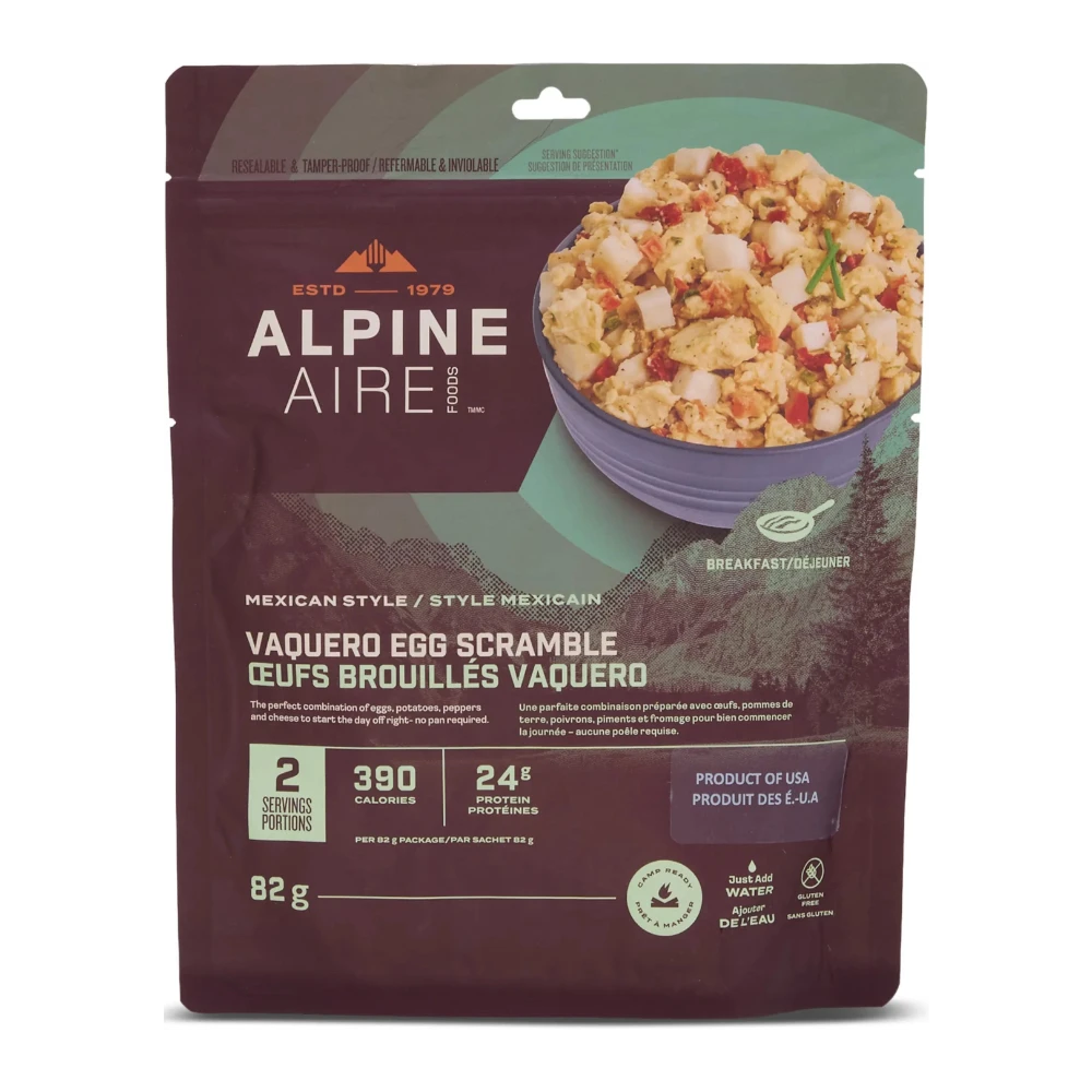 Oeufs brouillés Vaquero de AlpineAire