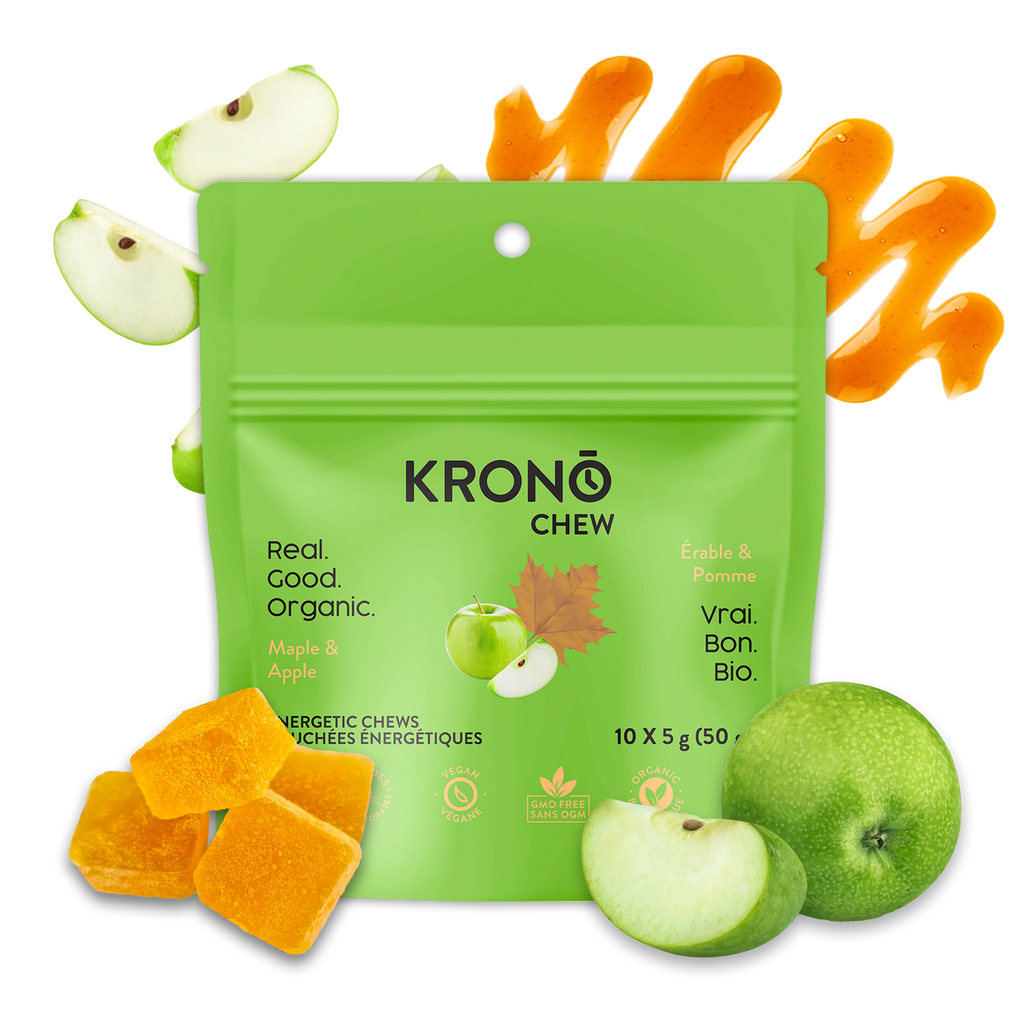 Bouchées énergétiques érable et pomme de Krono Nutrition