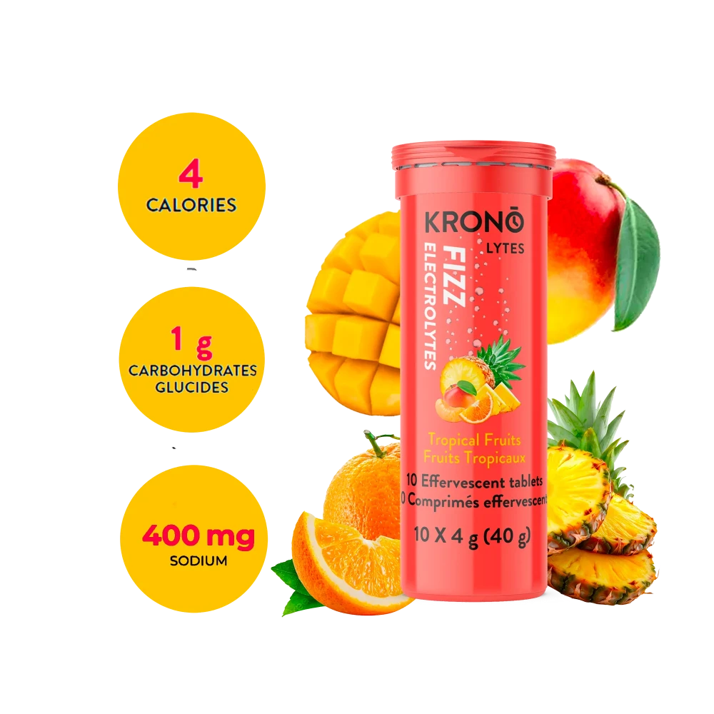 Krono Nutrition Tropical Fruit Effervescent Tablets