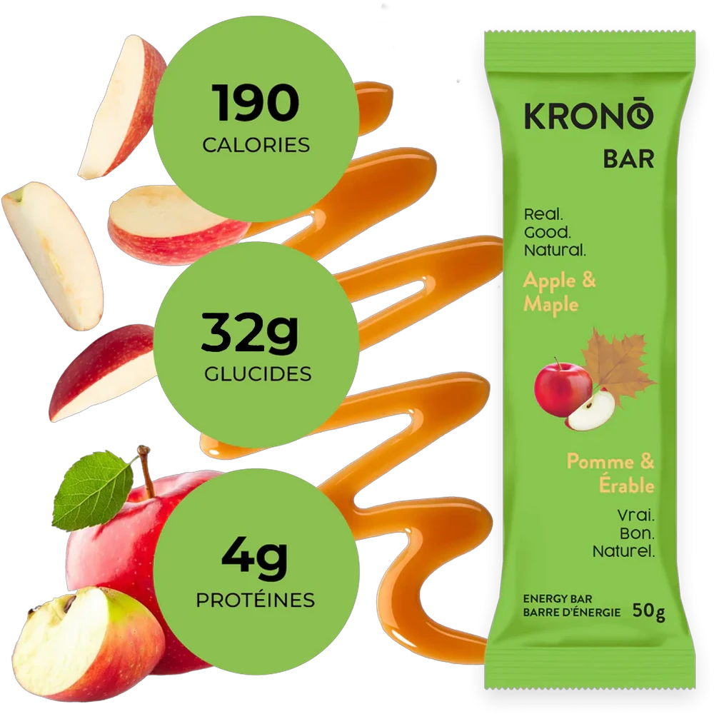 Maple and Apple Energy Bar by Krono Nutrition