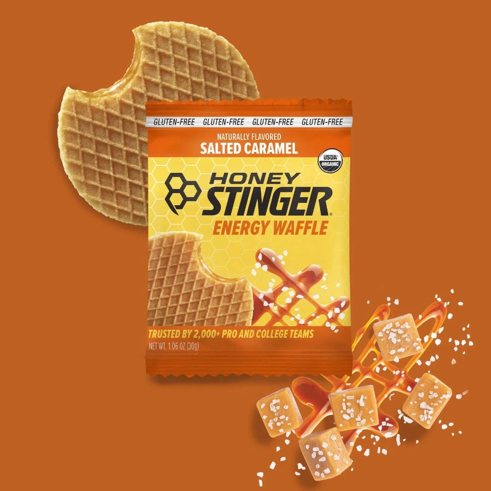Gaufrette caramel salé sans gluten de Honey Stinger